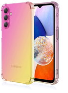 TopQ Cover Samsung A16 Shock rainbow pink-yellow 132293 - Phone Cover