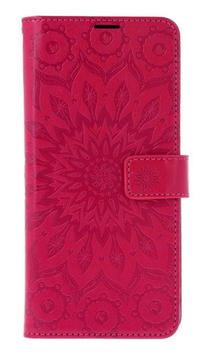TopQ Case Xiaomi Redmi 14C book Mandala dark pink 133349 - Phone Case - Main image