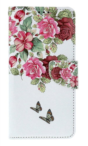 TopQ Case Xiaomi Redmi Note 13 Pro book Tender Flowers 130182 - Phone Case - Main image