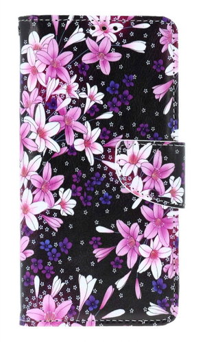 TopQ Xiaomi Redmi Note 13 Pro book case Lilies 130181 - Phone Case - Main image
