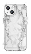 TopQ Cover STYLE iPhone 14 Solid Marble White 133494 - Phone Cover