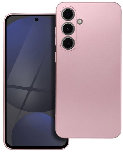 TopQ Cover Metallic Samsung S24 FE pink 134119 - Phone Cover - Main image