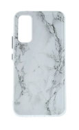 TopQ Cover STYLE Samsung A34 solid Marble white 134117 - Phone Cover