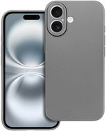 TopQ Kryt Metallic iPhone 16 šedý 134123 - Kryt na mobil