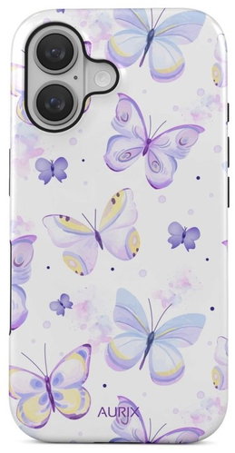 TopQ Cover AURIX MagSafe iPhone 16 Butterflies 133540 - Phone Cover - Main image