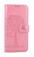 TopQ Case Samsung A16 booklet Pink tree owls 132439 - Phone Case
