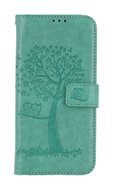 TopQ Case Samsung A16 book Green tree owls 132437 - Phone Case