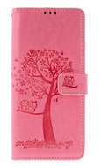 TopQ Case Xiaomi Redmi 14C booklet Pink tree owls 132391 - Phone Case