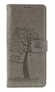 TopQ Case Xiaomi Redmi 14C booklet Grey tree owls 132390 - Phone Case