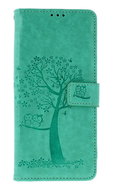 TopQ Xiaomi Redmi 14C book case Green tree owls 132389 - Phone Case