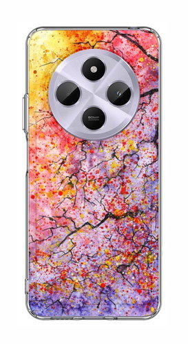 TopQ Cover Image Xiaomi Redmi 14C solid Abstract Tree 132669 - Phone Cover - Main image
