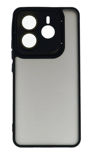 TopQ Cover Xiaomi Redmi Note 14 5G dark with black edge 135328 - Phone Cover - Main image