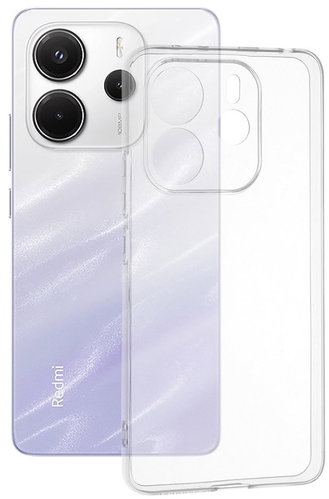 TopQ Cover Xiaomi Redmi Note 14 1 mm transparent 136590 - Phone Cover - Main image