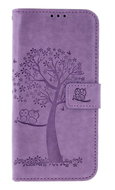 TopQ Case Samsung A15 book Light purple tree owls 130614 - Phone Case