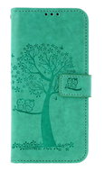 TopQ Case Samsung A15 book Green tree owls 130613 - Phone Case