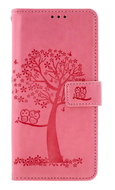TopQ Case Xiaomi Redmi Note 13 book Pink Owl Tree 130632 - Phone Case