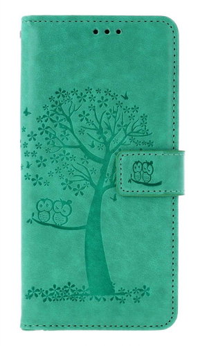 TopQ Case Xiaomi Redmi Note 13 book Green tree owls 130630 - Phone Case - Main image