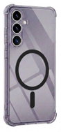 TopQ kryt Samsung S24 odolný průhledný tmavý - Phone Cover