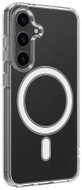 TopQ kryt Clear Magnetic Samsung S24 pevný průhledný - Phone Cover