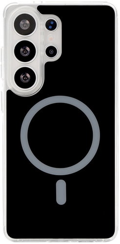 TopQ Glossy MagSafe Protective Case for Samsung Galaxy S26 Ultra Black - Phone Cover - Main image