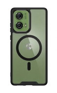 TopQ kryt Full Matte Motorola Edge 50 Fusion MagSafe průhledný černý - Phone Cover