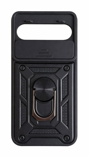 TopQ kryt Armor Lens Google Pixel 9 ultra odolný černý - Phone Cover - Main image
