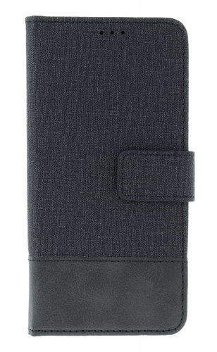 TopQ GOMMA iPhone 17 Book Case, Black - Phone Case - Main image