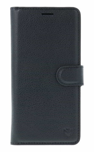 TopQ Leather Folio Flip Case for Google Pixel 9a Black - Phone Case - Main image