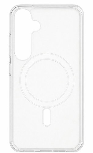 TopQ Clear Magnetic Hard Case for Samsung A56, Transparent - Phone Cover - Main image