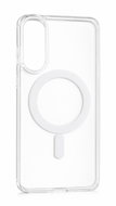 TopQ kryt Clear Magnetic Samsung S25 Edge pevný průhledný - Phone Cover