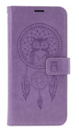 TopQ pouzdro Mezzo Samsung A57 5G knížkové Lapač se sovičkou fialové - Phone Case