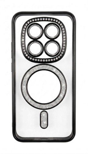 TopQ kryt Bling Magsafe pro Xiaomi Redmi Note 15 5G černý - Phone Cover - Main image