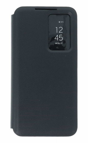 TopQ SmartView Book Case for Samsung S25 - Black - Phone Case - Main image