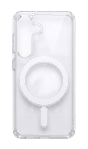 TopQ Clear Magnetic Cover for Samsung S25, Rigid, Transparent - Phone Cover - Main image