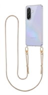 TopQ Esthetique Case for Samsung A56 with Beige Cord Transparent - Phone Cover