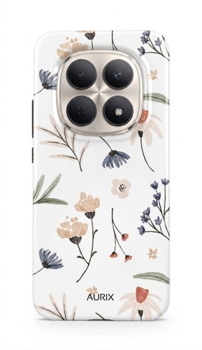 TopQ AURIX Hard Case for Xiaomi Redmi Note 15 Floral Fantasy - Phone Cover - Main image
