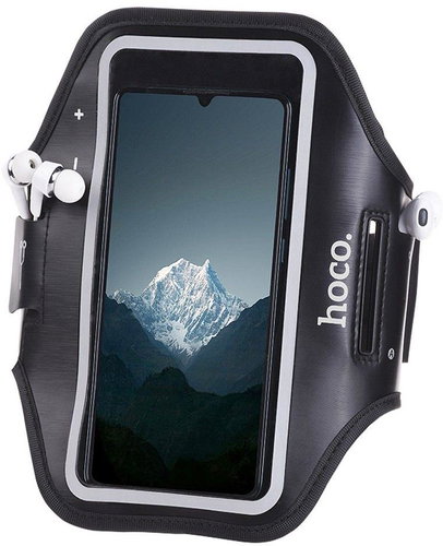 TopQ Sportovní pouzdro na ruku Hoco BAG01 černé 126020 - Pouzdro na mobil - Hlavní obrázek