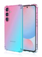 TopQ Kryt Samsung A36 Shock duhový mentolovo-růžový 138599 - Kryt na mobil