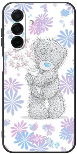 TopQ Cover Samsung A56 Floral Teddy 138545 - Phone Cover - Main image