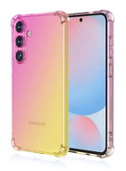 TopQ Kryt Samsung A56 Shock duhový růžovo-žlutý 138542 - Kryt na mobil