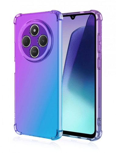 TopQ Cover Xiaomi Redmi 14C Shock rainbow purple-blue 131179 - Phone Cover - Main image