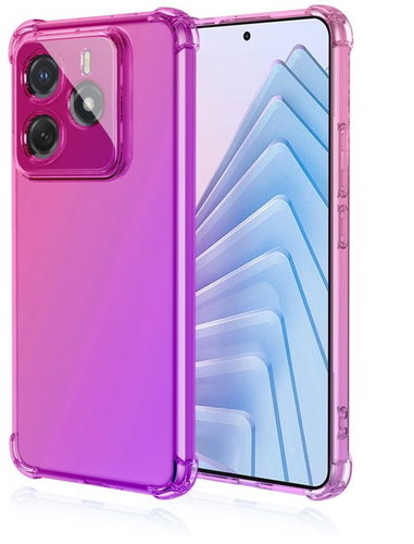 TopQ Cover Xiaomi Redmi Note 14 5G Shock rainbow pink-purple 136638 - Phone Cover - Main image