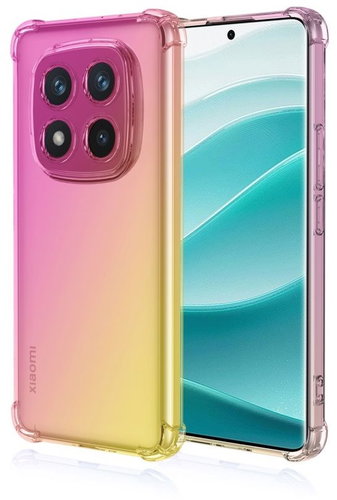 TopQ Cover Xiaomi Redmi Note 14 Pro 5G Shock rainbow pink-yellow 136798 - Phone Cover - Main image
