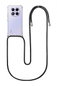 Phone Cover TopQ Cover Xiaomi Redmi Note 14 Pro with black cord transparent 136780 - Kryt na mobil