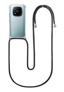 TopQ Cover Xiaomi Redmi Note 14 Pro+ 5G with black cord transparent 137020 - Phone Cover