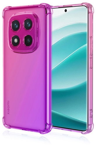 TopQ Cover Xiaomi Redmi Note 14 Pro+ 5G Shock rainbow pink-purple 136941 - Phone Cover - Main image