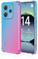 TopQ Cover Xiaomi Redmi Note 14 Shock rainbow blue-pink 136555 - Phone Cover
