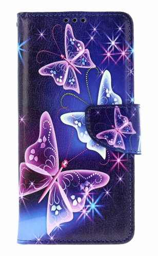 TopQ Case Samsung A36 Blue with butterflies 138461 - Phone Case - Main image