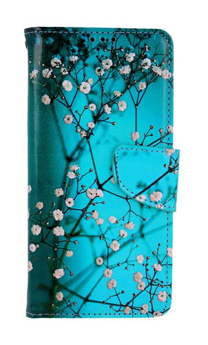 TopQ Case Samsung A56 Blue with flowers 138465 - Phone Case - Main image