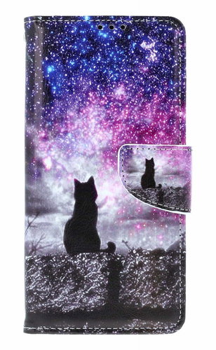 TopQ Xiaomi Redmi Note 14 5G book case Starry sky 137271 - Phone Case - Main image
